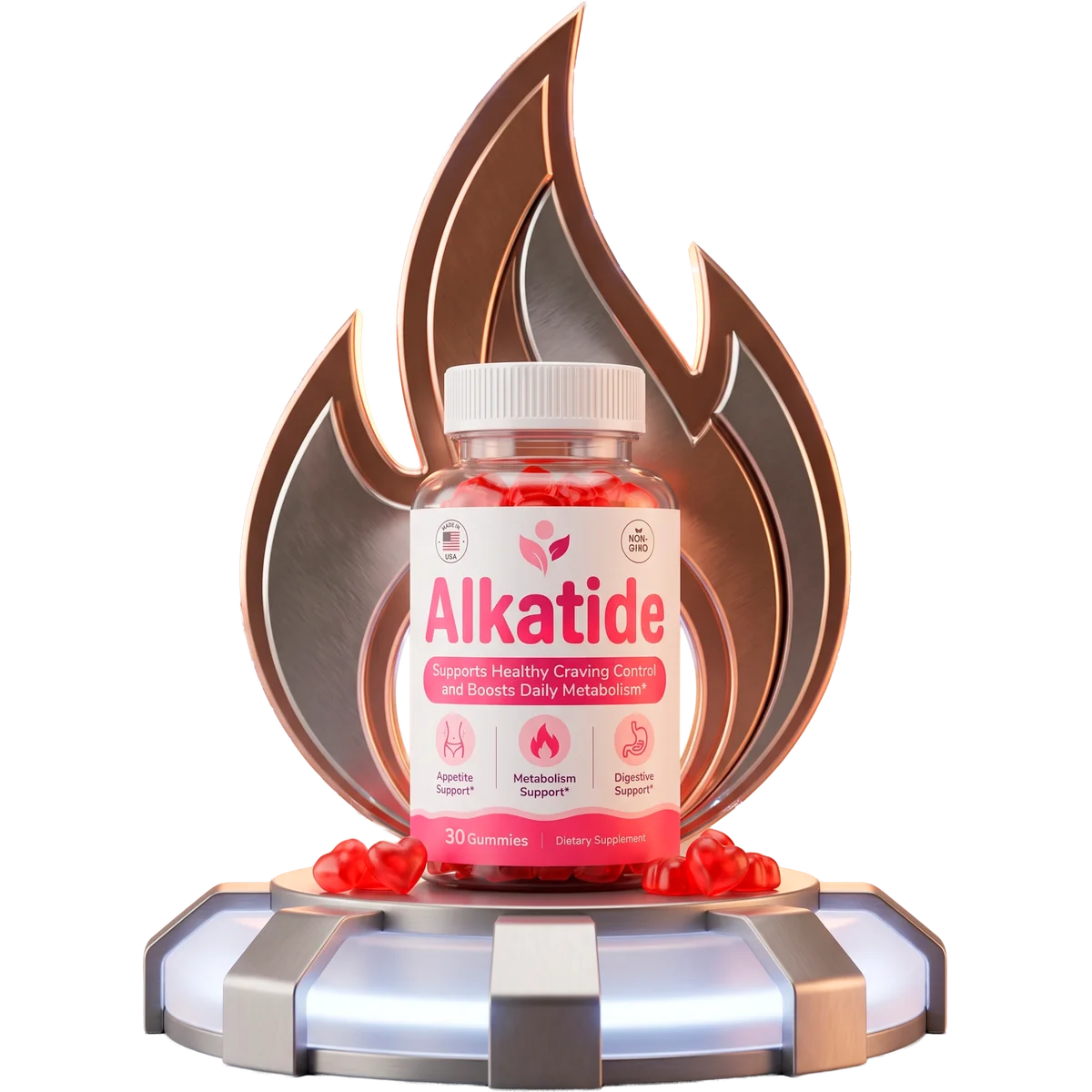 Alkatide bottle