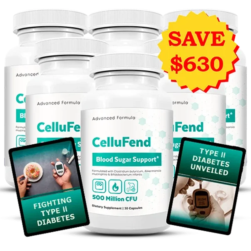 CelluFend 6-Bottle Bundle — 180-Day Supply