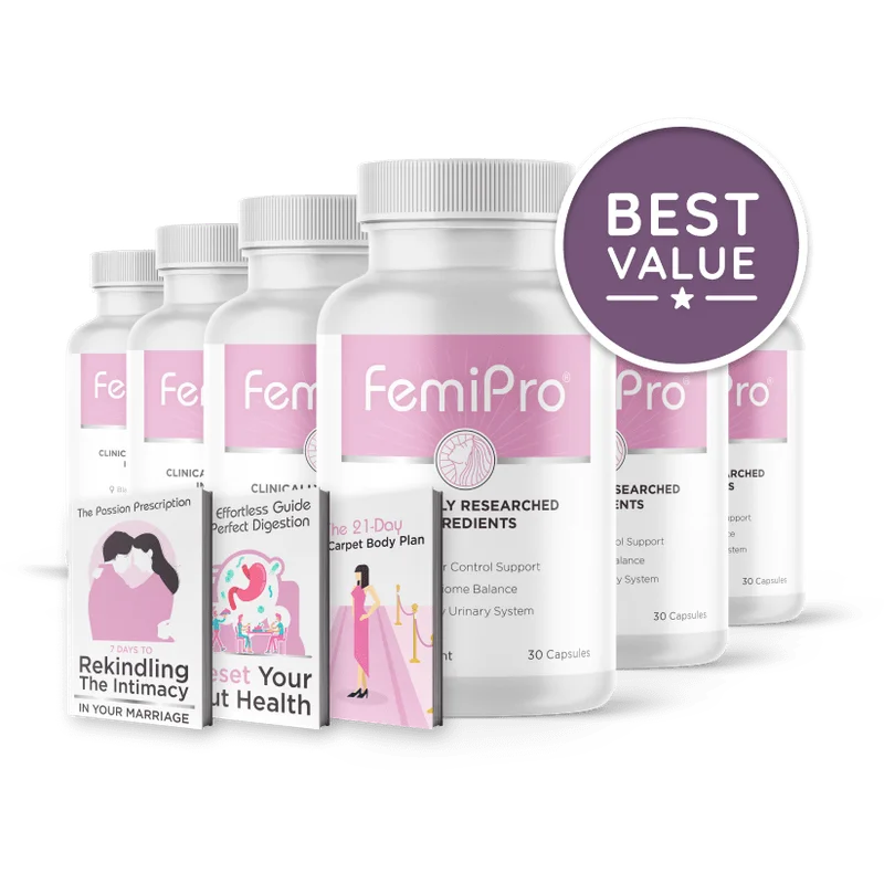 FemiPro 6-Bottle Bundle — 180-Day Supply