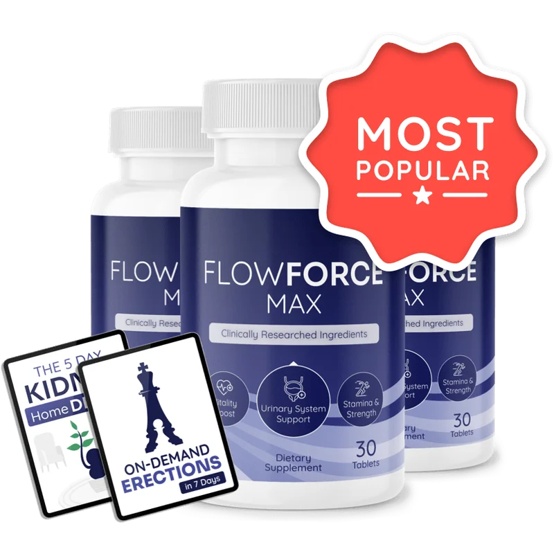 FlowForce Max 3-Bottle Bundle — 90-Day Supply