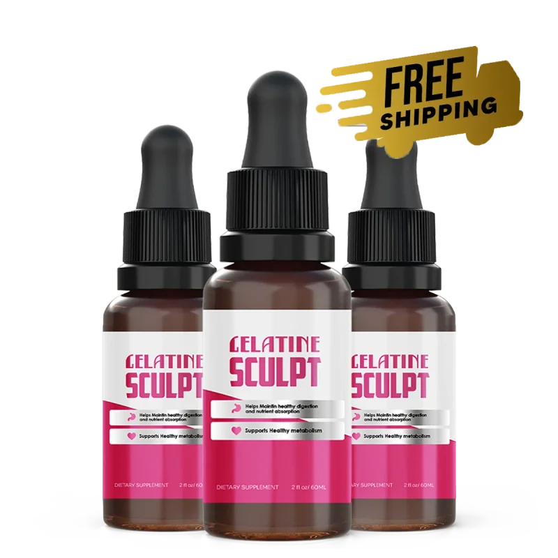 Gelatine Sculpt 3-Bottle Bundle — 90-Day Supply