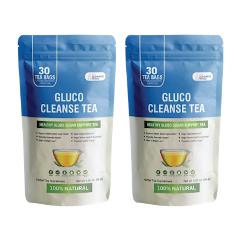 Gluco Cleanse Tea 2-Bottle Bundle — 60-Day Supply