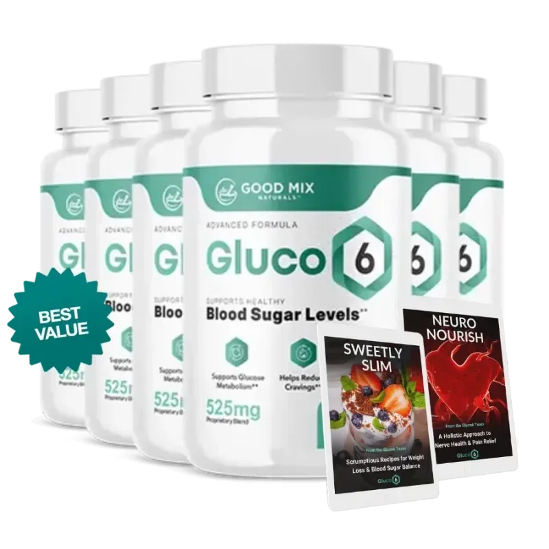 Gluco6 bottle