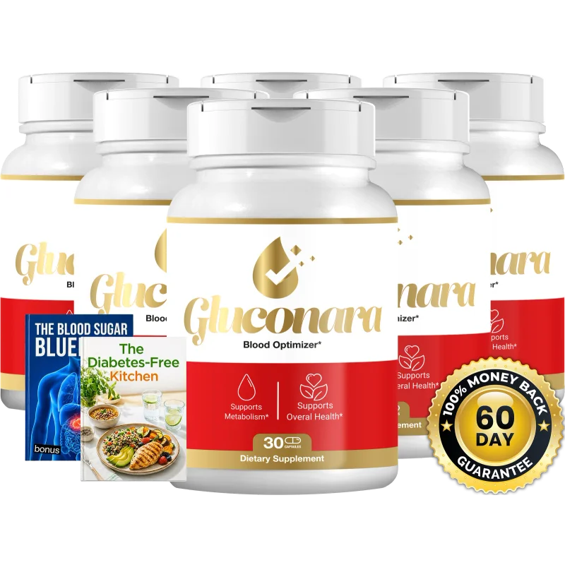 Gluconara 6-Bottle Bundle — 180-Day Supply