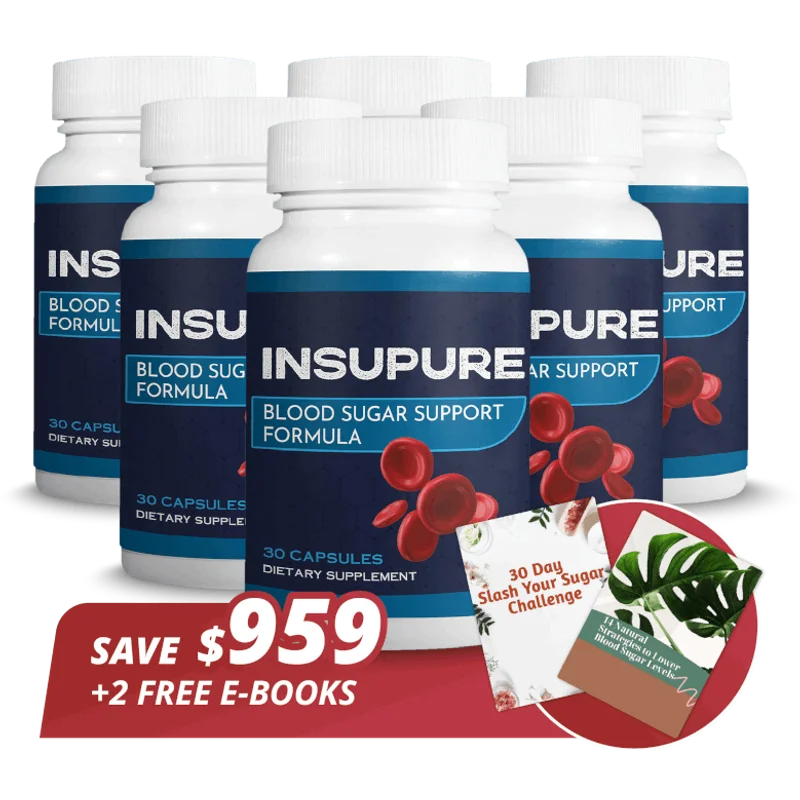Insupure 6-Bottle Bundle — 180-Day Supply