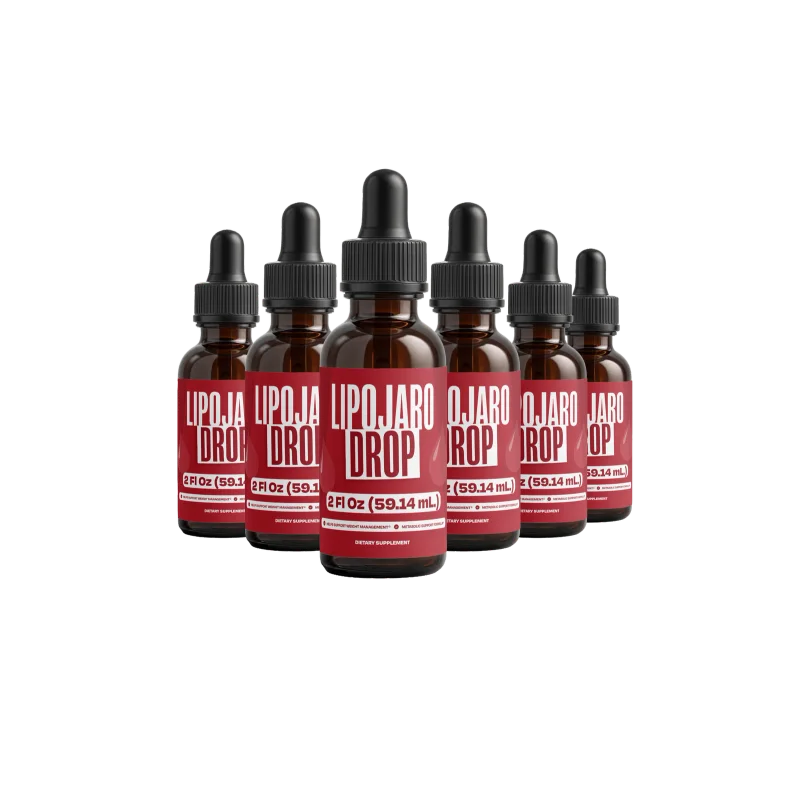 LipoJaro Drops 6-Bottle Bundle — 180-Day Supply