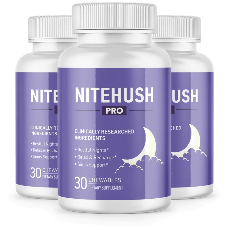 NiteHush Pro 3-Bottle Bundle — 90-Day Supply