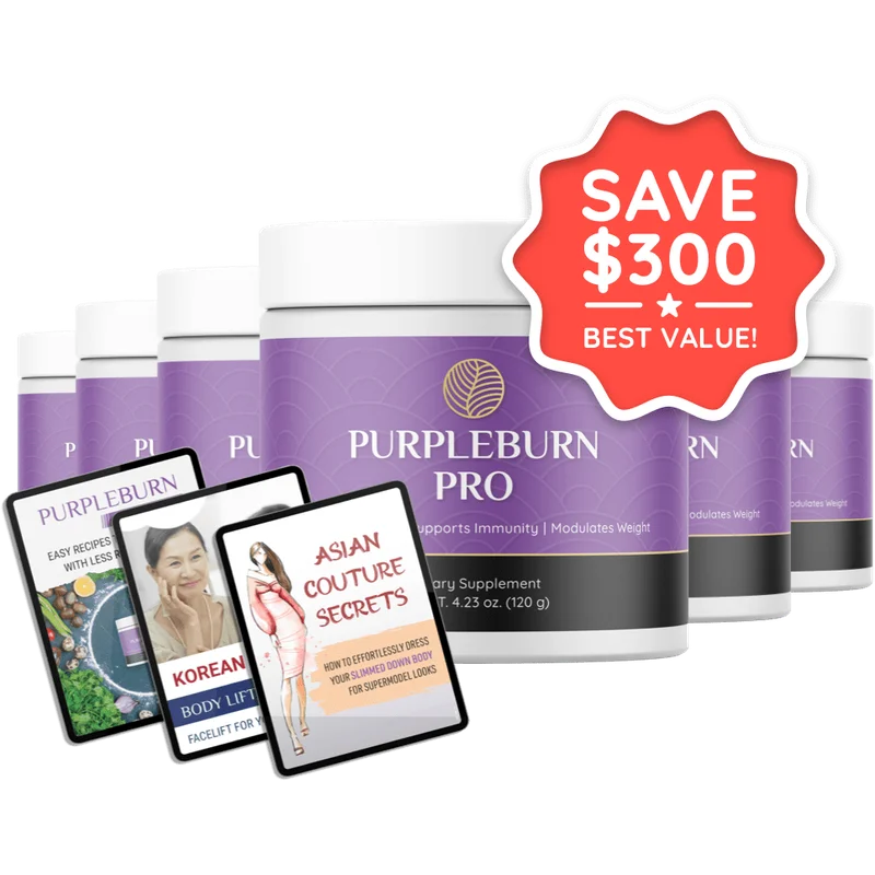 PurpleBurn Pro 6-Jar Bundle — 180-Day Supply
