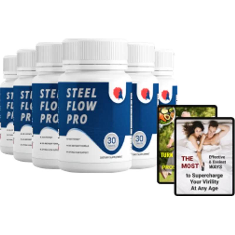 Steel Flow Pro 6-Bottle Bundle — 180-Day Supply