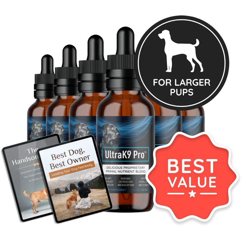 UltraK9 Pro 6-Bottle Bundle — 180-Day Supply